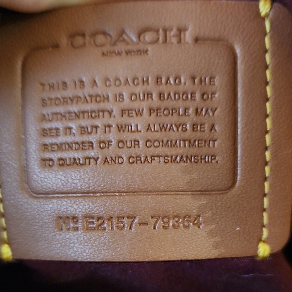 Coach Tan and Brown Shoulder Bag - Picture 5 of 13